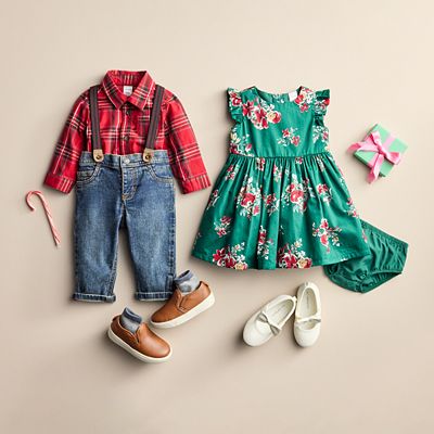 Baby Girl Carter's Floral Sateen Dress