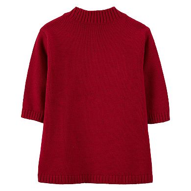 Baby Girl Carter's Cable Knit Sweater Dress