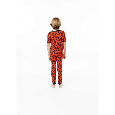 Sleep On It Boys 2-Piece Super Soft Jersey Snug-Fit Pajama Top and Pajama Shorts Set - Toddler