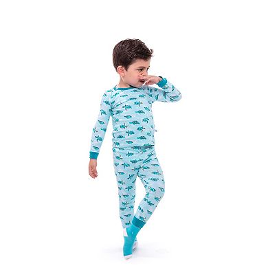 Sleep On It Infant Boys 2-piece Super Soft Jersey Snug-fit Pajama Set With Matching Socks