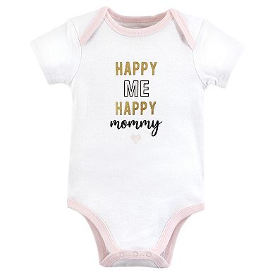 Hudson Baby Infant Girl Cotton Bodysuits, Leopard Mamas Mini