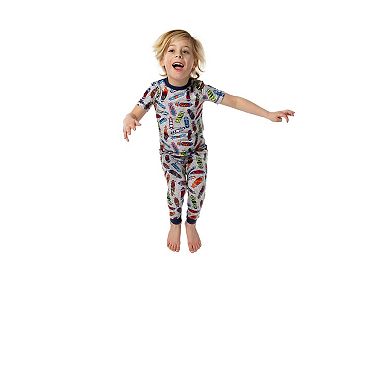 Sleep On It Boys 2-piece Super Soft Jersey Snug-fit Pajama Set - Little Kids
