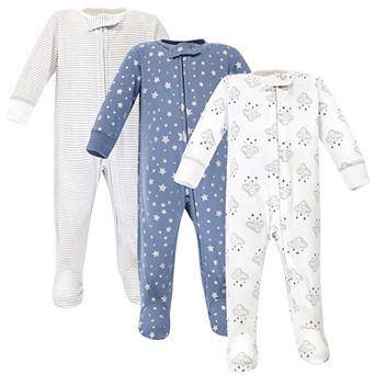 Infant Boy Cotton Zipper Sleep And Play 3 pk