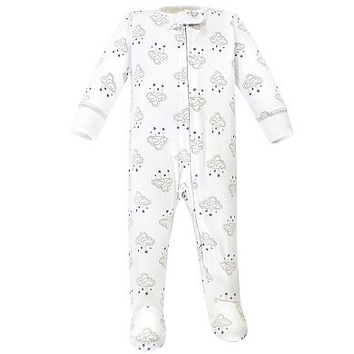 Infant Boy Cotton Zipper Sleep And Play 3pk