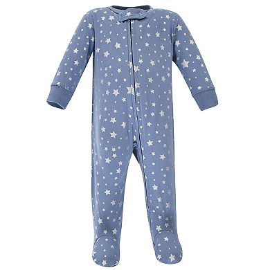 Infant Boy Cotton Zipper Sleep And Play 3pk