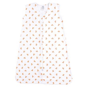 Luvable Friends Baby Boy Sleeveless Jersey Cotton Sleeping Bag, Sack, Blanket, Fox Jersey