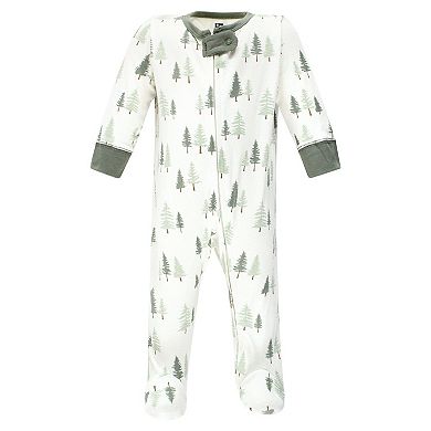 Hudson Baby Infant Boy Cotton Sleep and Play, Forest Animals