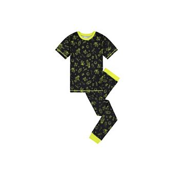 Sleep On It Boys 2 pc Super Soft Jersey Snug-Fit Pajama Top and Pajama Shorts Set - Toddler