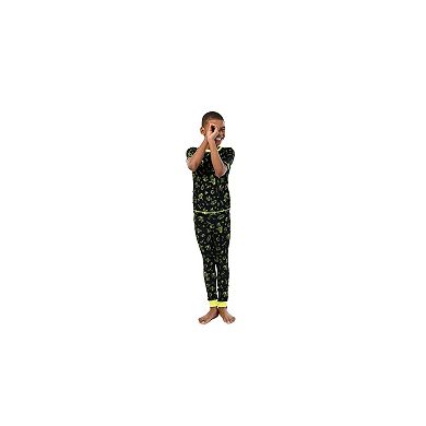 Sleep On It Boys 2-Piece Super Soft Jersey Snug-Fit Pajama Top and Pajama Shorts Set - Toddler