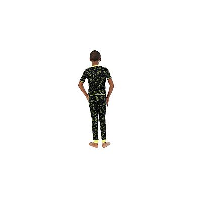 Sleep On It Boys 2-Piece Super Soft Jersey Snug-Fit Pajama Top and Pajama Shorts Set - Toddler