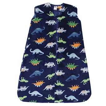 Hudson Baby Infant Boy Plush Sleeping Bag, Sack, Blanket, Dinosaurs, 0-6 Months
