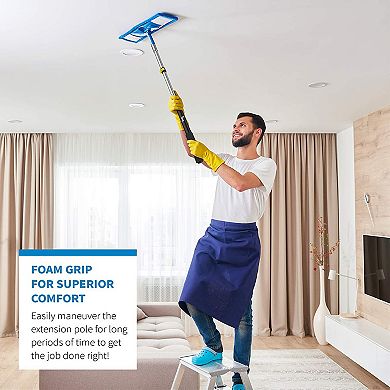 Pd 1.5-to-3 Foot Telescopic Extension Pole, Multi-purpose Paint Roller Extension, Ez-lock Mechanism