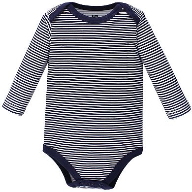 Infant Boy Cotton Long-Sleeve Bodysuits 5pk