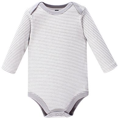 Infant Boy Cotton Long-Sleeve Bodysuits 5pk