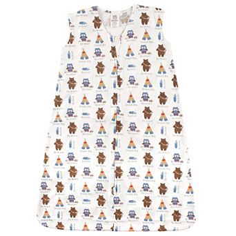 Luvable Friends Baby Boy Sleeveless Jersey Cotton Sleeping Bag, Sack, Blanket, Be Brave Jersey