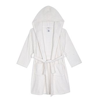 Sleep On It Girls Plush Flannel Fleece Collar Robe