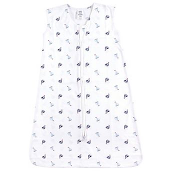 Luvable Friends Baby Boy Sleeveless Jersey Cotton Sleeping Bag, Sack, Blanket, Sailboats Jersey