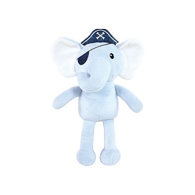 Hudson Baby Infant Boy Plush Bathrobe and Toy Set, Pirate Elephant, One Size