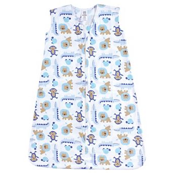 Luvable Friends Baby Boy Sleeveless Jersey Cotton Sleeping Bag, Sack, Blanket, Boy Jungle Jersey