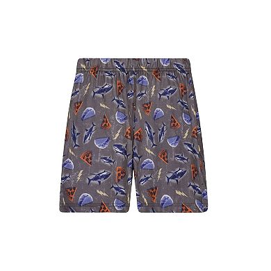 Sleep On It Boys 2-Piece Short-Sleeve Jersey Pajama Top and Pajama Pants Set