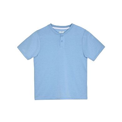 Sleep On It Boys 2-Piece Short-Sleeve Jersey Pajama Top and Pajama Pants Set