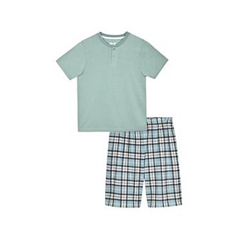Sleep On It Boys 2 pc Short-Sleeve Jersey Pajama Top and Pajama Pants Set