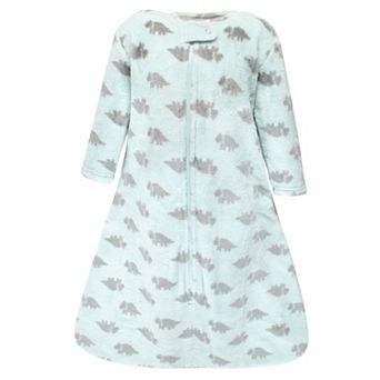 Hudson Baby Infant Boy Plush Sleeping Bag, Sack, Blanket, Long-Sleeve Triceratops