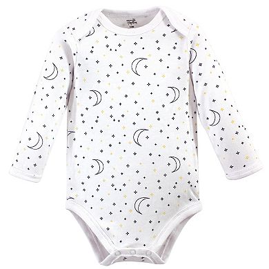 Touched by Nature Baby Boy Organic Cotton Long-Sleeve Bodysuits 5pk, Constellation