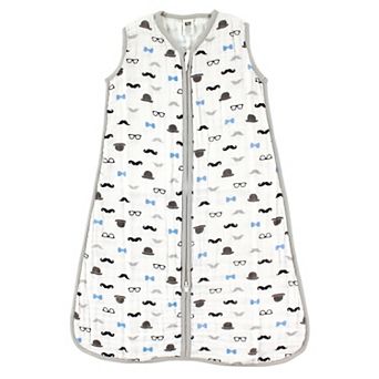 Hudson Baby Infant Boy Muslin Cotton Sleeveless Wearable Sleeping Bag, Sack, Blanket, Perfect Gentlemen