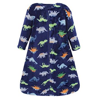 Hudson Baby Boy Plush Sleeping Bag, Sack, Blanket, Long-Sleeve Dinosaurs