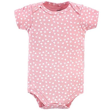 Luvable Friends Baby Girl Cotton Bodysuits, Girl Basic Elephant