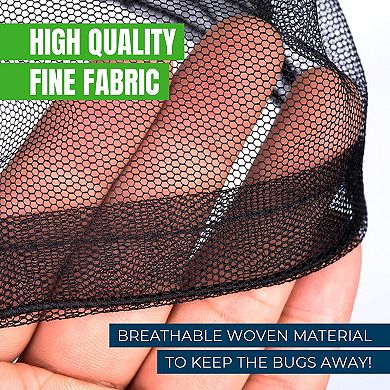 Mekkapro Mosquito Camping Insect Net With Carry Bag, Fits Sleeping Bags, Bed, Tent (single)