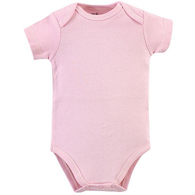 Touched by Nature Baby Girl Organic Cotton Bodysuits 5pk, Blossoms