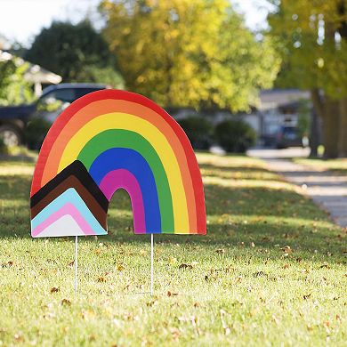 Sonoma Community® Pride Inclusion Rainbow Yard Sign