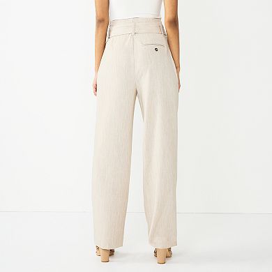 Women's Nine West Paperbag Waist Trouser