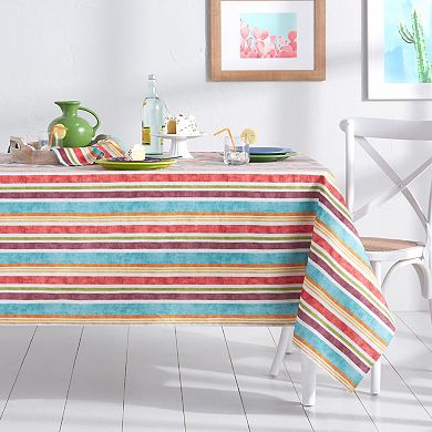 Fiesta Cameron Stripe Tropical Tablecloth