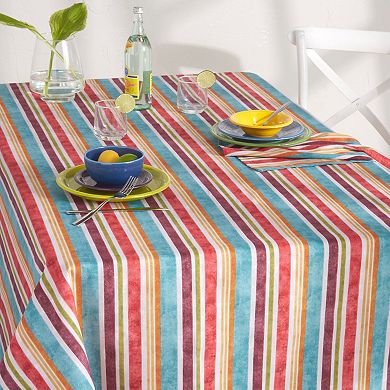 Fiesta Cameron Stripe Tropical Tablecloth