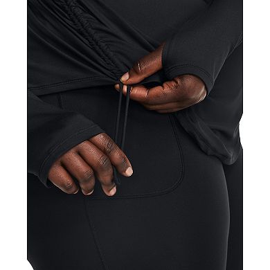 Plus Size Under Armour Motion Longline Long Sleeve Top