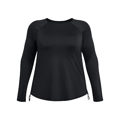 Plus Size Under Armour Motion Longline Long Sleeve Top