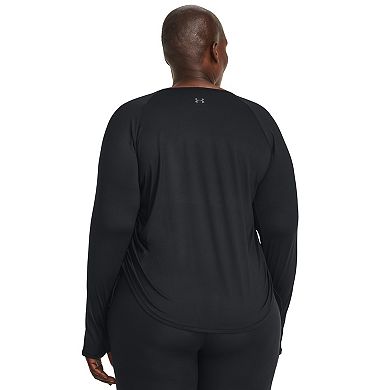 Plus Size Under Armour Motion Longline Long Sleeve Top
