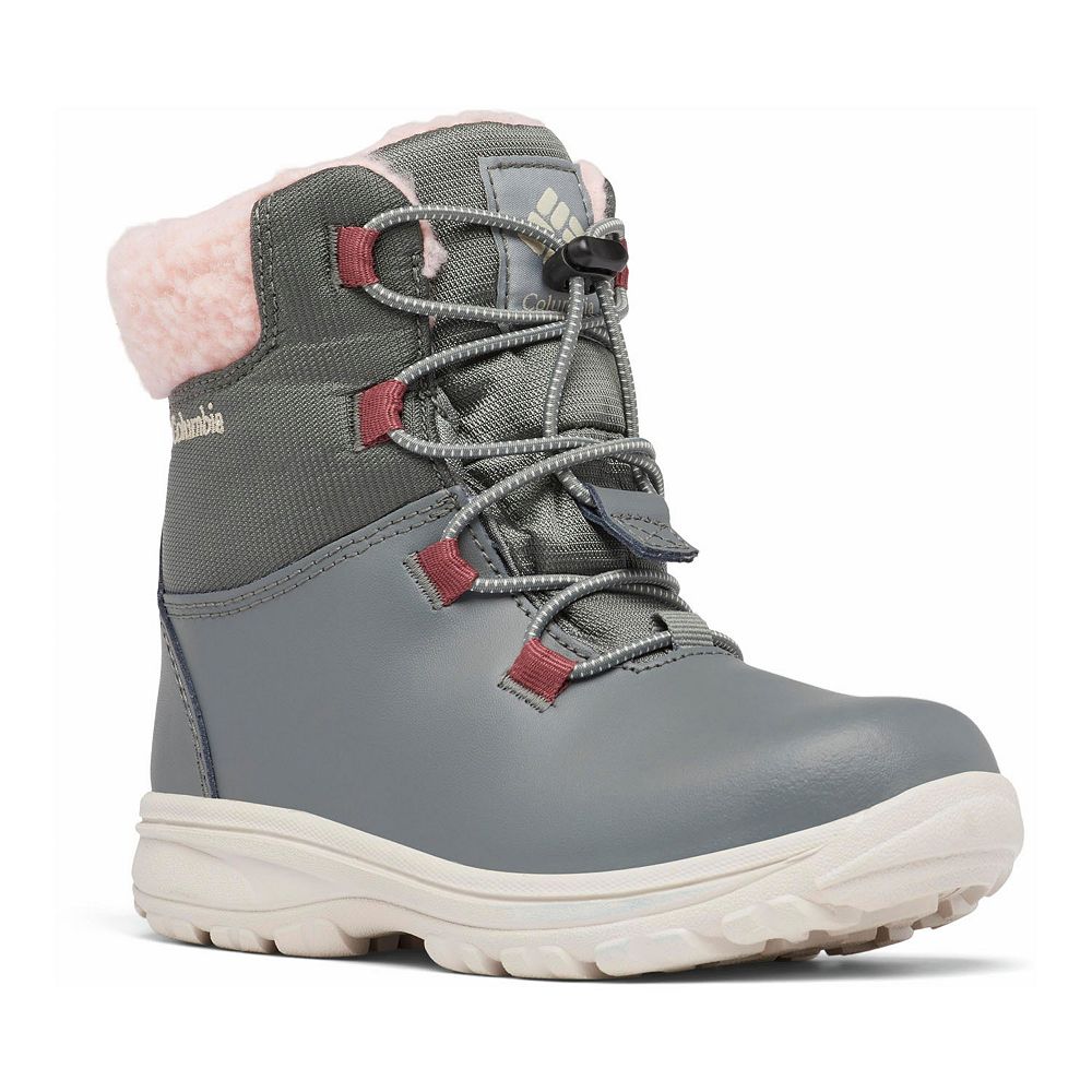 Bottes D'hiver Columbia Pour Fille - Taille Youth 3, Rose, Occasion