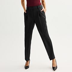 BANETTETA Slacks for Women Business Casual, Black Dress Pants