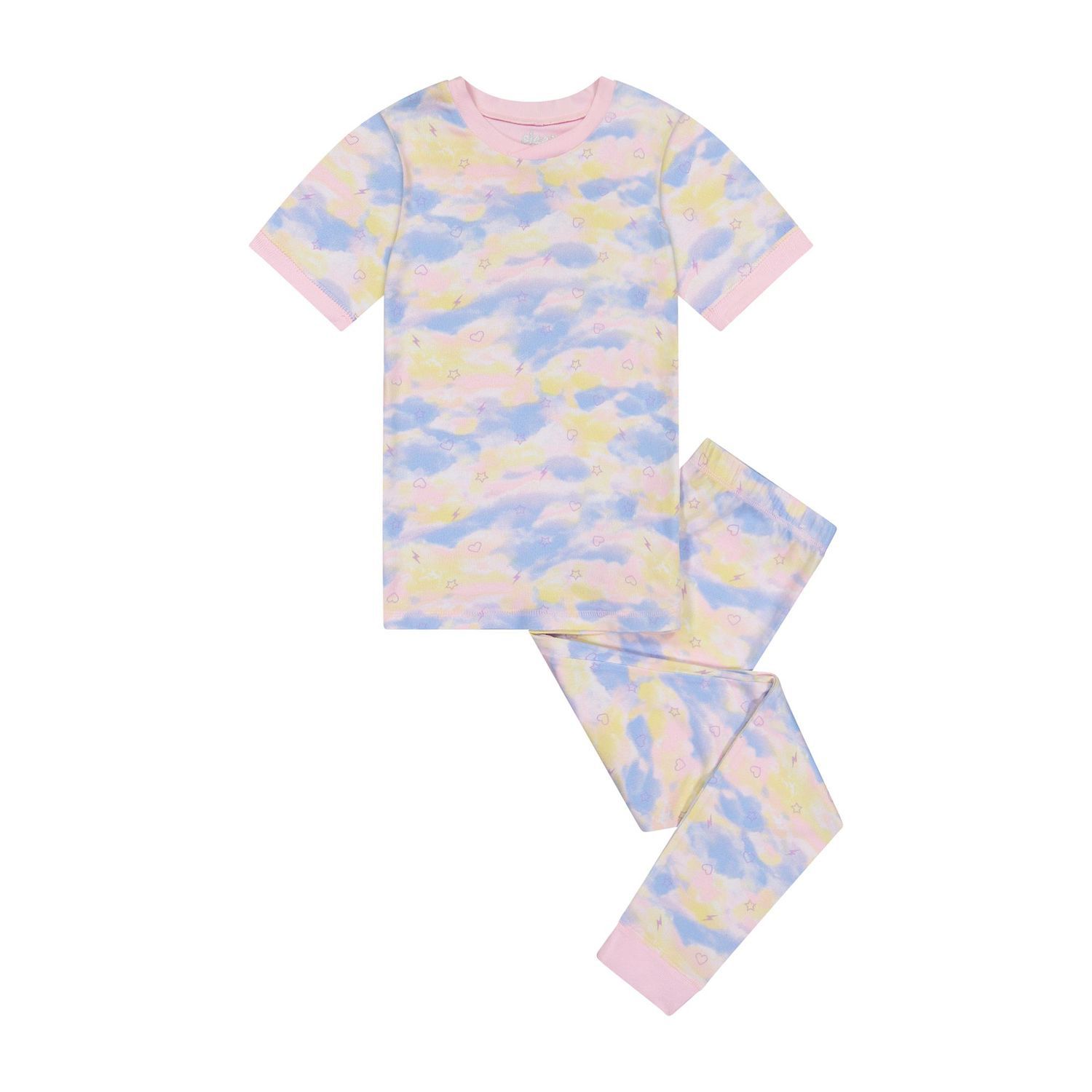 Womens Sleepwear Lounge Cute Print Nightwear with Pants Long