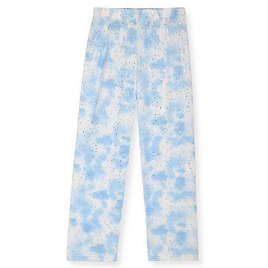 Sleep On It Girls 2-Piece Button-Front Coat Pajama Top and Pajama Pants Set