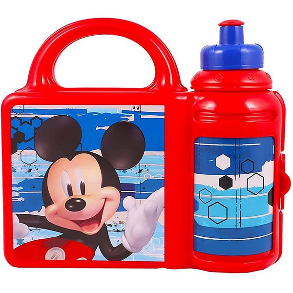 Disney Mickey Mouse Combo Lunch Box and Water Bottle Set