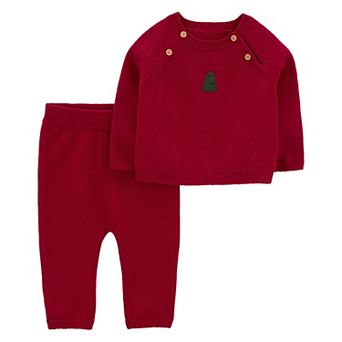 Baby Carter's 2 pc Christmas Tree Outfit Set