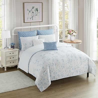 Sweet Home Collection Adeline Floral Comforter Set