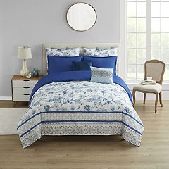 Sweethome Collection 8-piece Greek Key Bedding Set