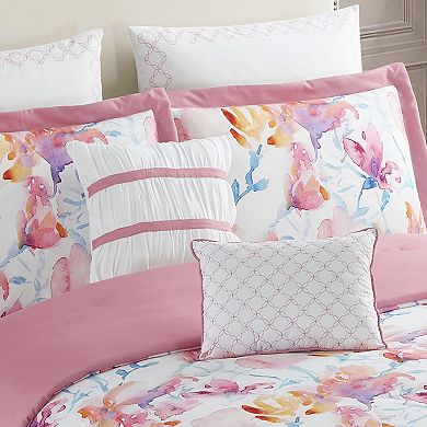 Sweet Home Collection Melrose Floral Comforter Set