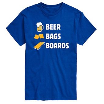 Men's Beer Bags Boards Tee